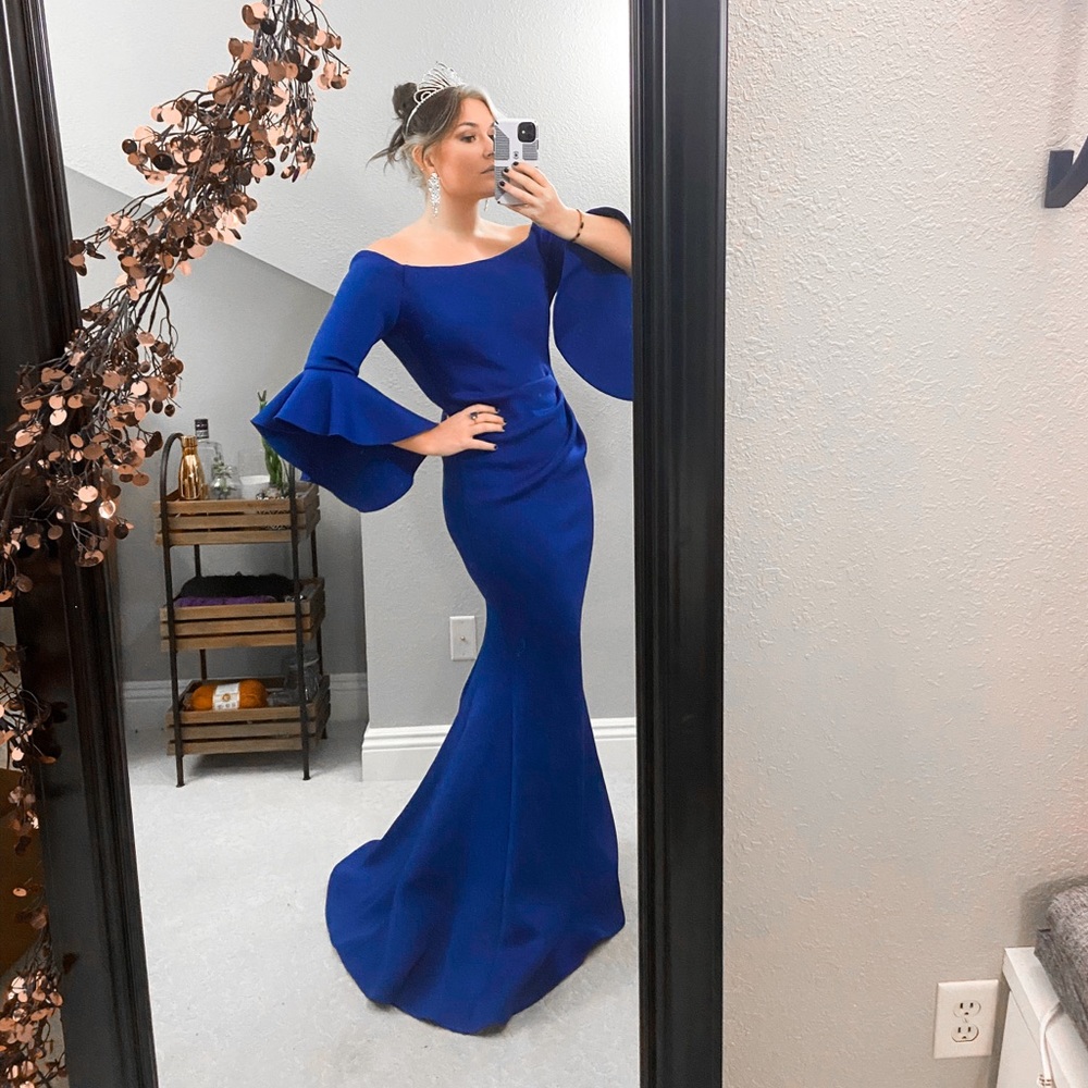 Blue JOVANI Prom Dress SA59993